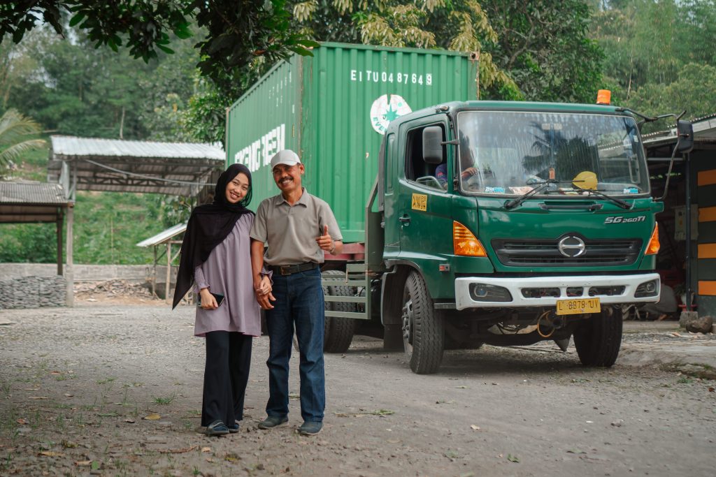 Mr Rasiyo with his daughter